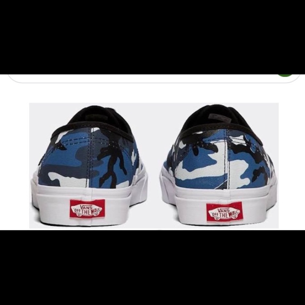 Vans shoes pop camo authentic $60